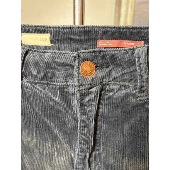 Pilcro corduroy 5 pocket design distressed faded pants vintage 31 Petite - Picture 5 of 5
